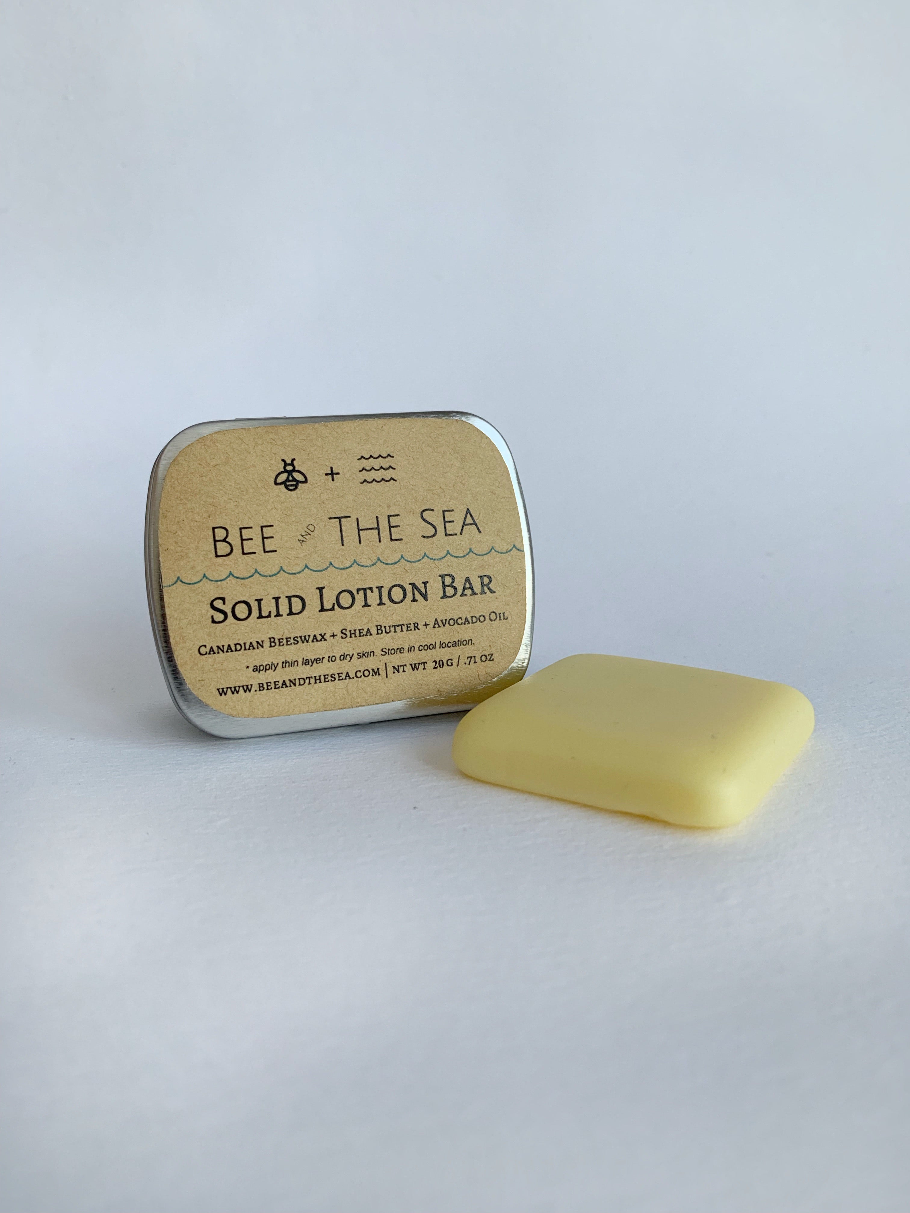 beeswax solid lotion bar