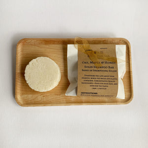 Oat, Maple, & Honey Solid Shampoo Bars